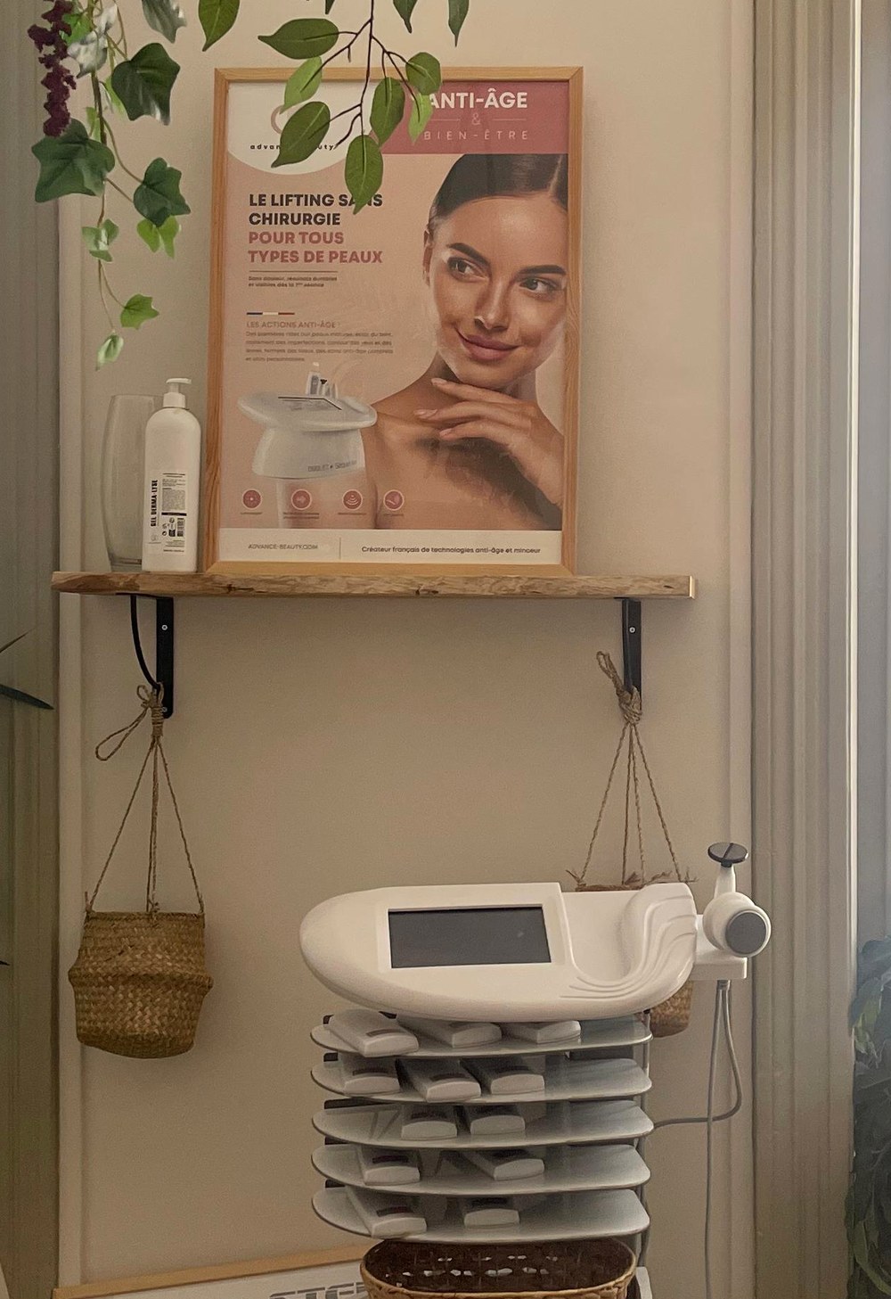 Cabine soin du visage LGA Minceur à Lyon